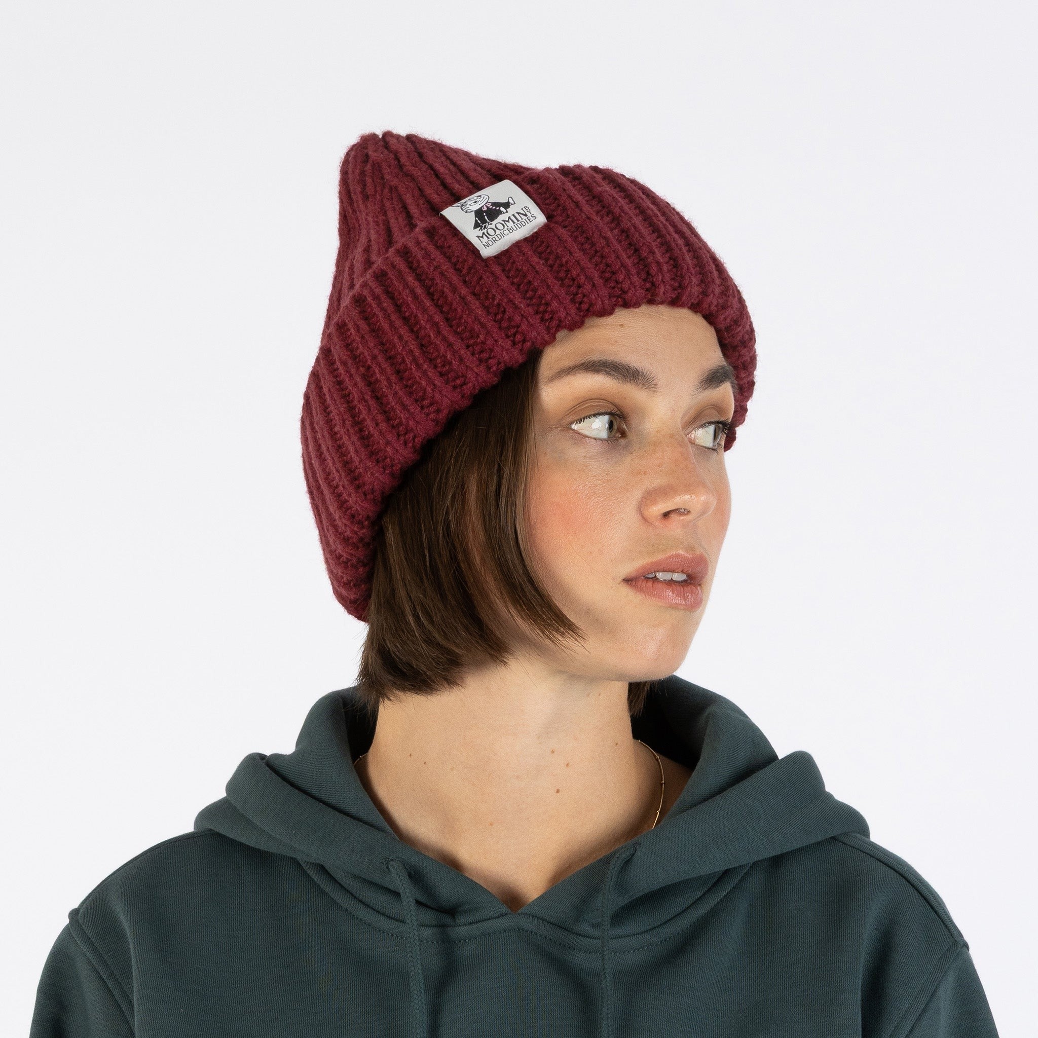 Little My Chunky Beanie - Burgundy